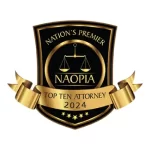 Best Personal Injury Attorney: NAOPIA Badge Top Ten Attorney